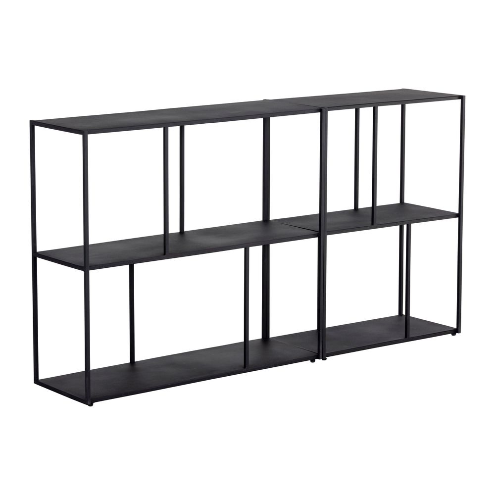 Bookcases & Etageres Eiffel Low Bookcase - Medium - Black