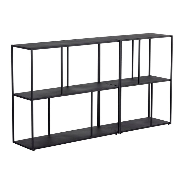 Bookcases & Etageres Eiffel Low Bookcase - Medium - Black