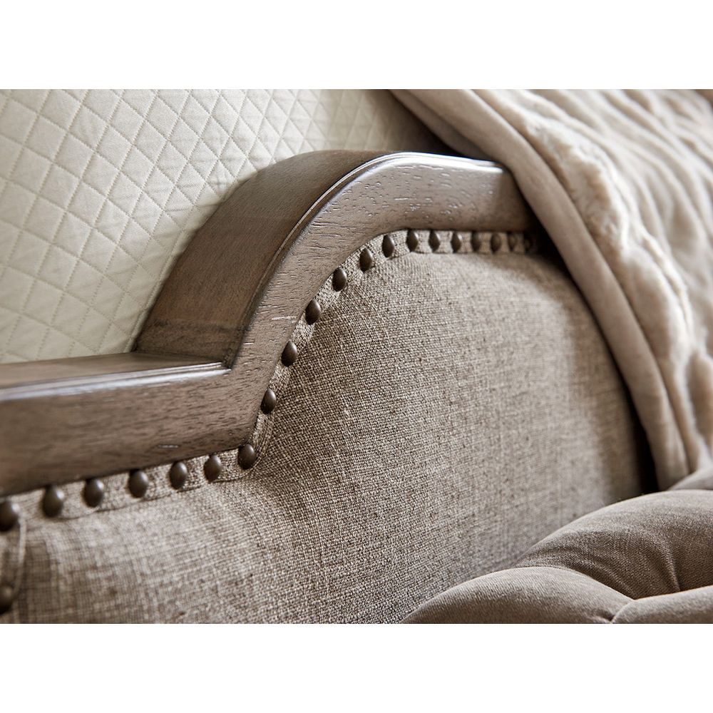 Beds Stone Harbour Upholstered Bed 6/6 King - Hatteras Gray