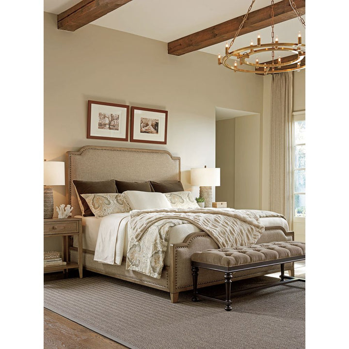Beds Stone Harbour Upholstered Bed 6/6 King - Hatteras Gray
