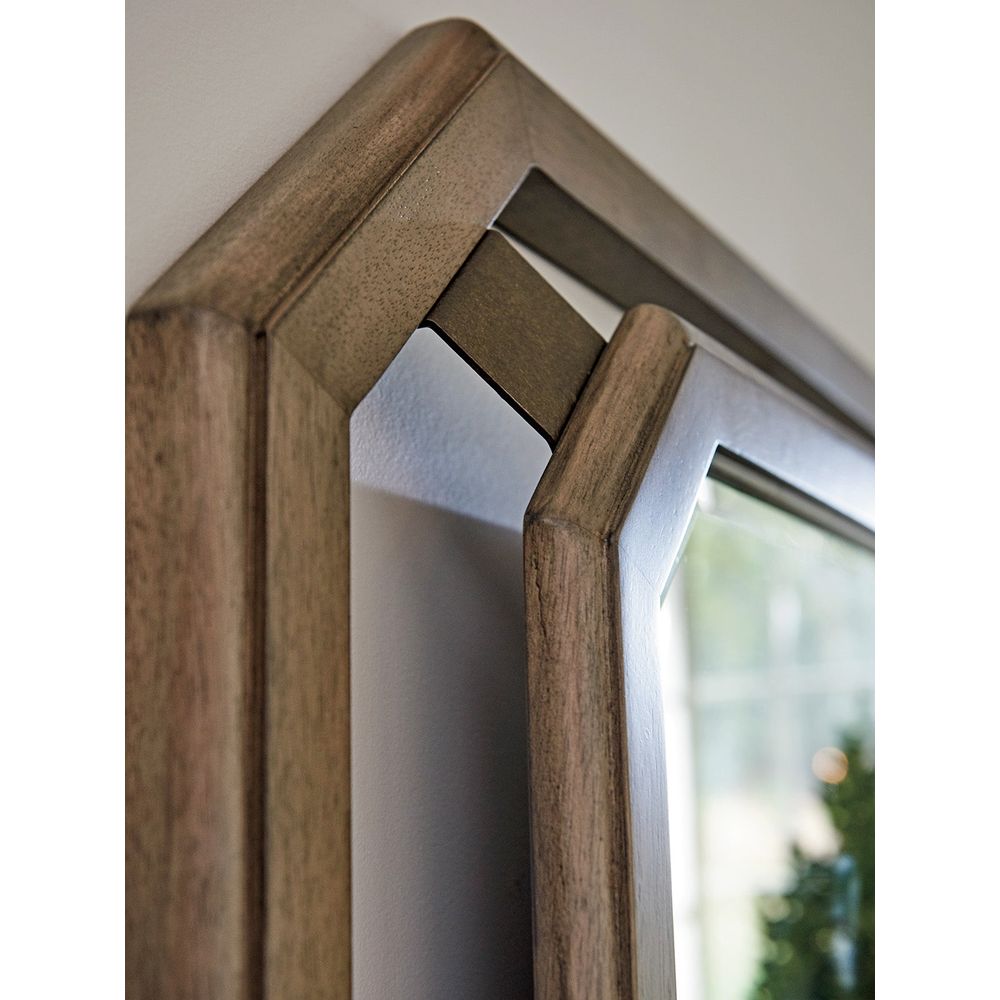 Mirrors Callan Square Mirror - Hatteras Gray