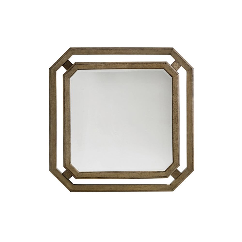 Mirrors Callan Square Mirror - Hatteras Gray
