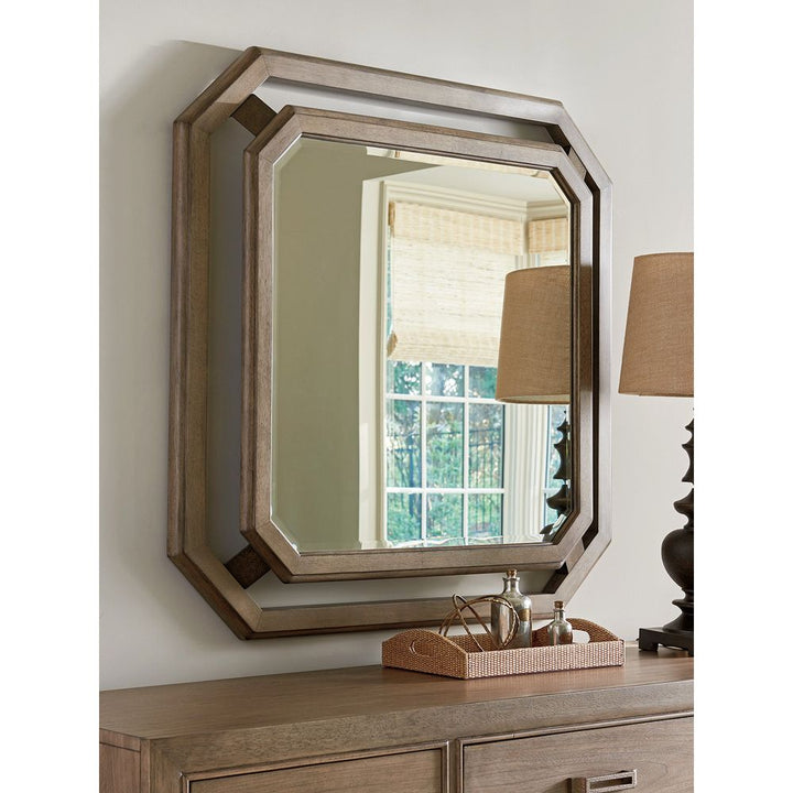 Mirrors Callan Square Mirror - Hatteras Gray