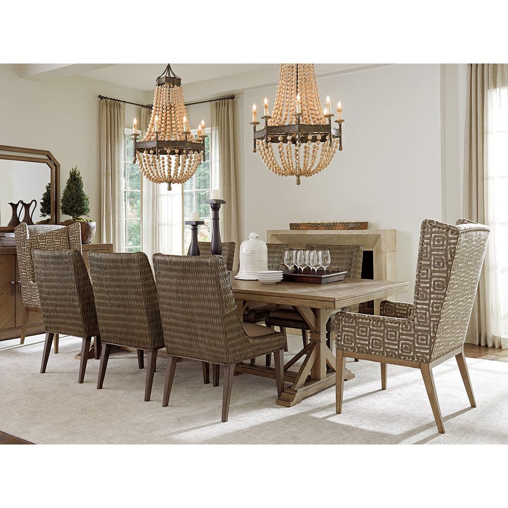 Dining Tables Pierpoint Double Pedestal Dining Table - Hatteras Gray