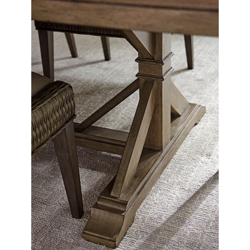 Dining Tables Pierpoint Double Pedestal Dining Table - Hatteras Gray