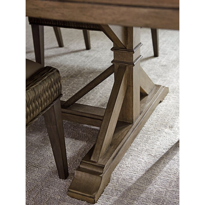 Dining Tables Pierpoint Double Pedestal Dining Table - Hatteras Gray