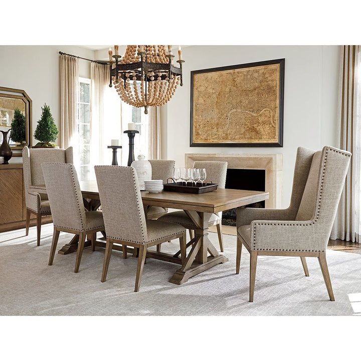 Dining Tables Pierpoint Double Pedestal Dining Table - Hatteras Gray