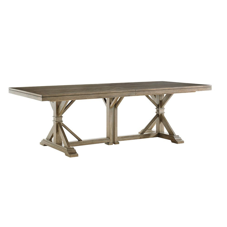 Dining Tables Pierpoint Double Pedestal Dining Table - Hatteras Gray