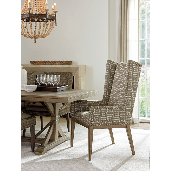 Pierpoint Double Pedestal Dining Table - Hatteras Gray