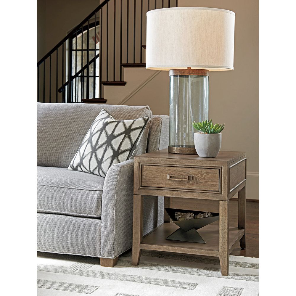 Side Tables Pearce End Table - Hatteras Gray