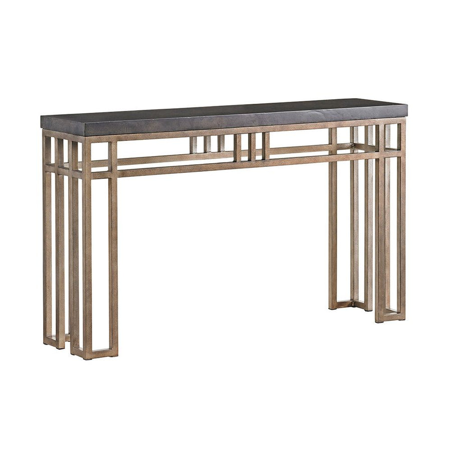 Console Tables Montera Travertine Console - Hatteras Gray