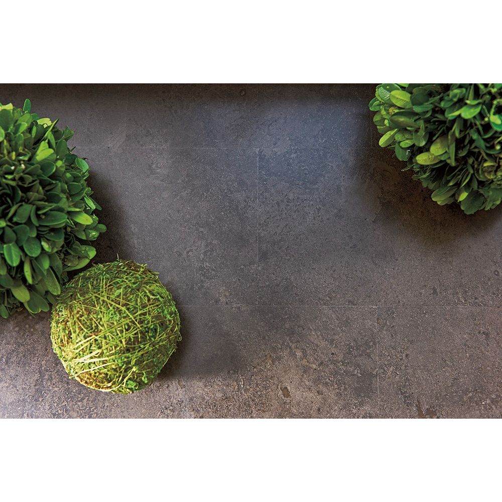 Montera Travertine Console - Hatteras Gray