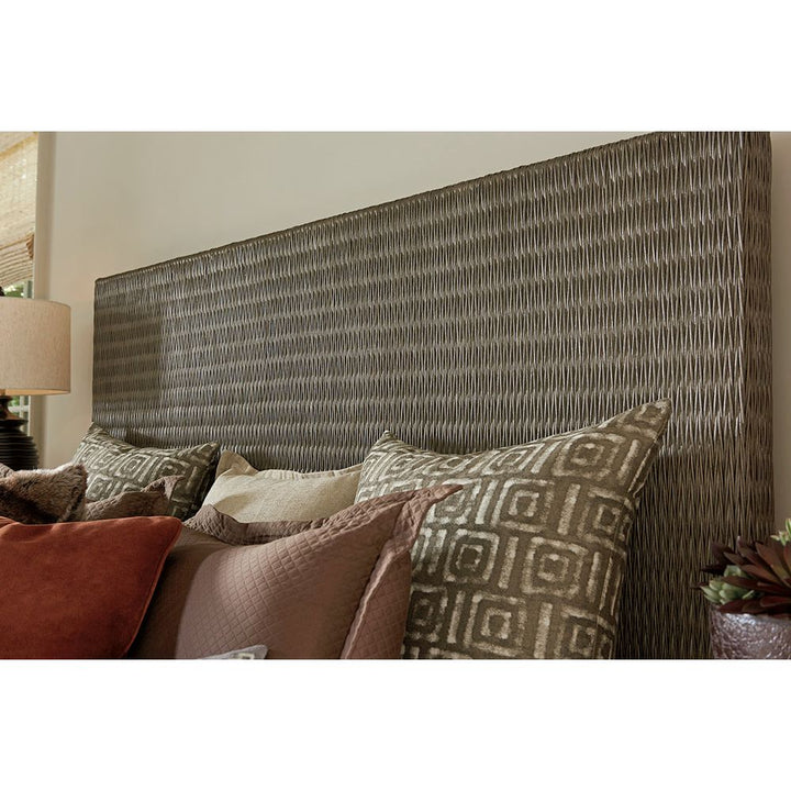 Driftwood Isle Woven Platform Bed 6/6 King - Smoke Gray