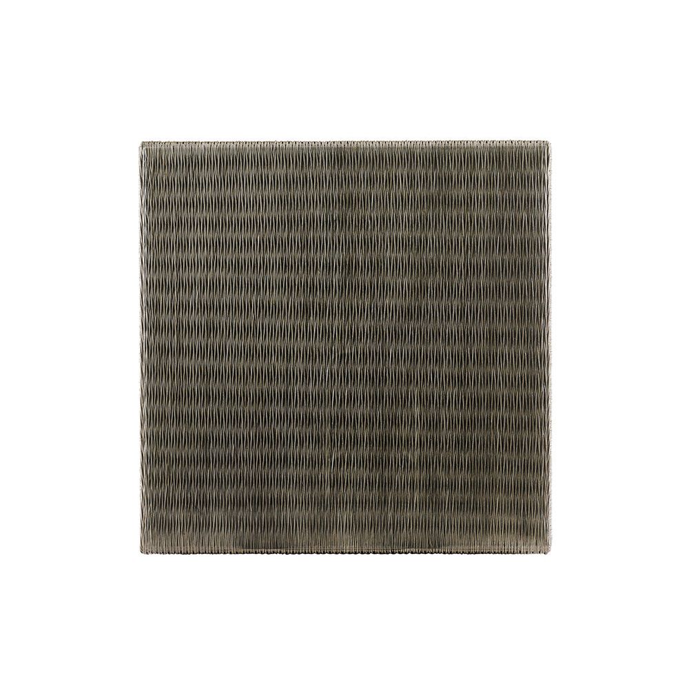 Coffee Tables Seawatch Woven Cocktail Table Tempered Glass Top - Smoke Gray