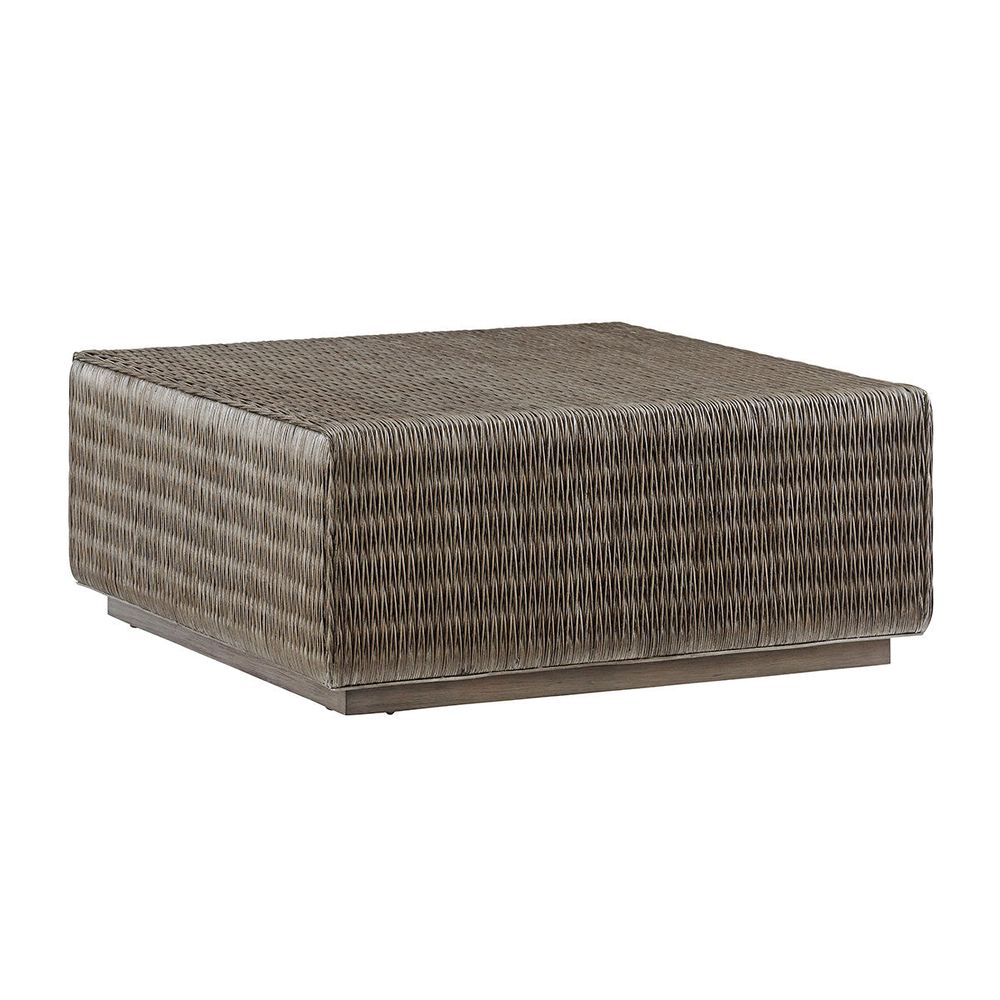Coffee Tables Seawatch Woven Cocktail Table - Smoke Gray