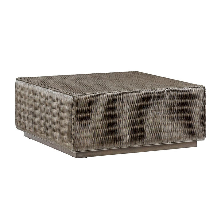 Coffee Tables Seawatch Woven Cocktail Table - Smoke Gray