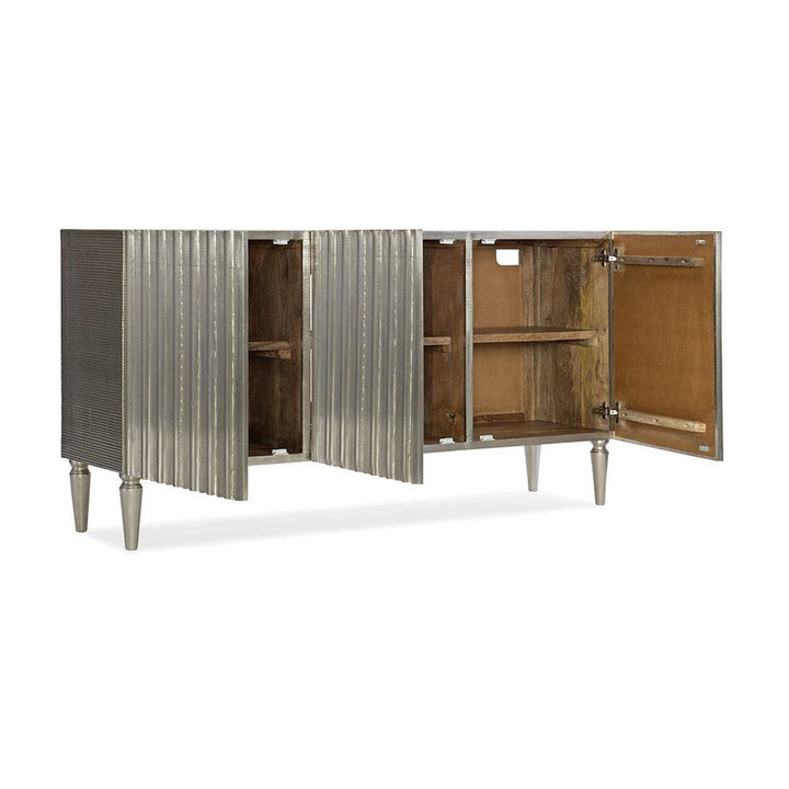 German Silver Console-Hooker-HOOKER-5637-85001-SLV-Sideboards & CredenzasSilvers-5-France and Son