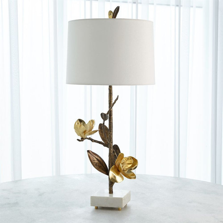 Magnolia Flower Table Lamp-Right