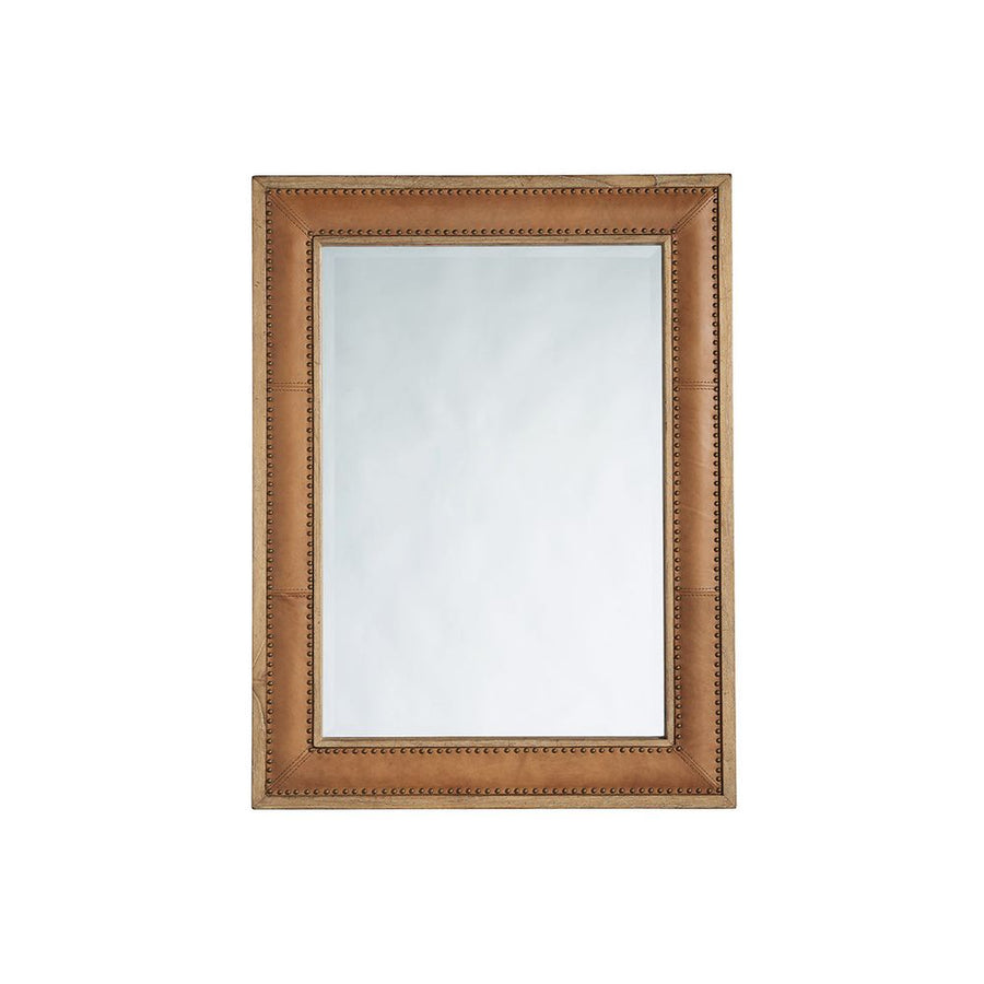 Mirrors Dominica Leather Rectangular Mirror - Newcastle