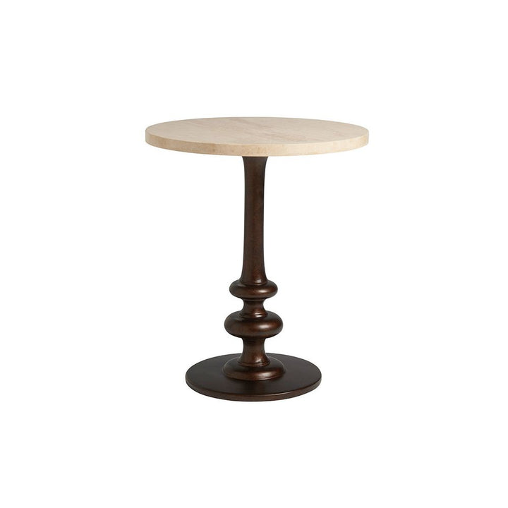 Side Tables Marshall Stone Top Round End Table - Newcastle