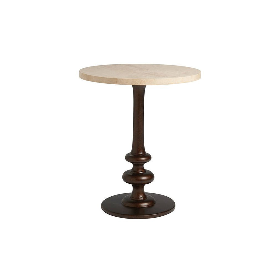 Side Tables Marshall Stone Top Round End Table - Newcastle