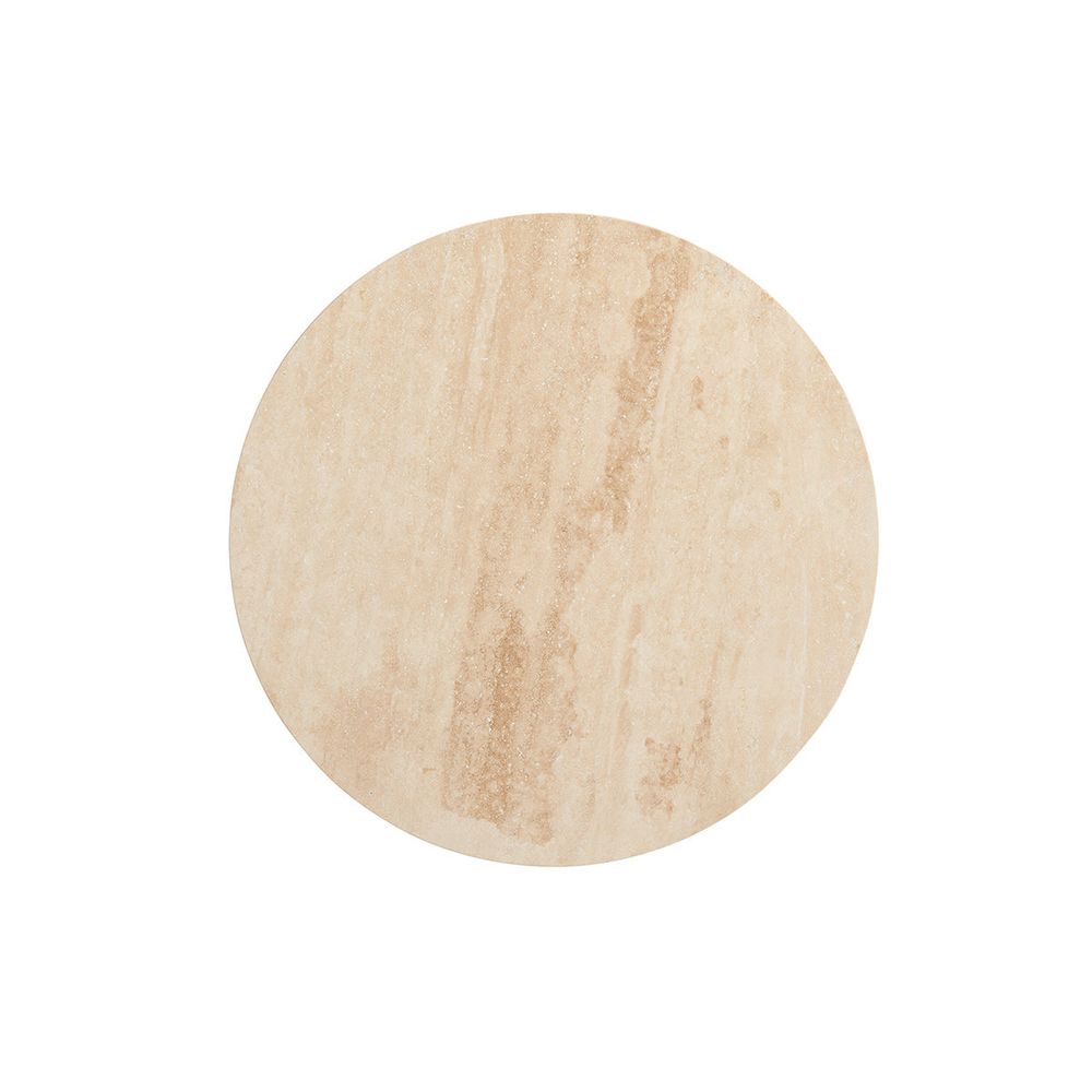 Marshall Stone Top Round End Table - Newcastle