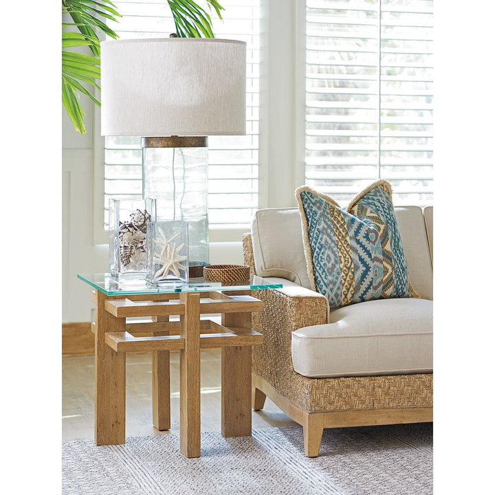Side Tables Calcutta Square End Table - Newcastle