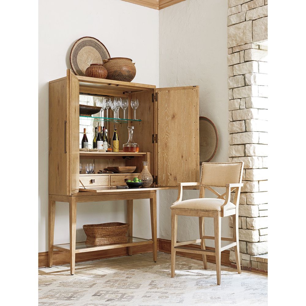 Bar Storage: Cabinets Cameroon Bar Cabinet - Newcastle