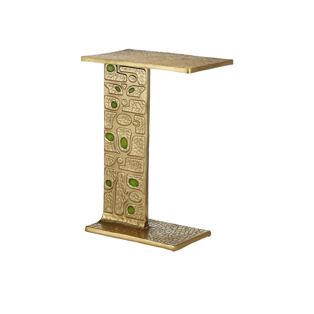 Side Tables Beau Monde Gold & Green C Table
