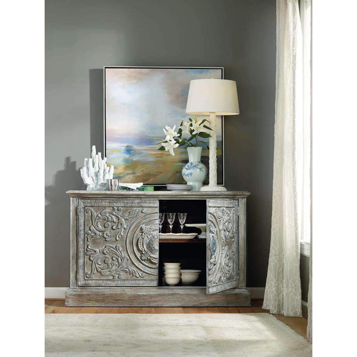 Melange Two - Door Accent Console-Hooker-HOOKER-5701-85002-Sideboards & Credenzas-4-France and Son