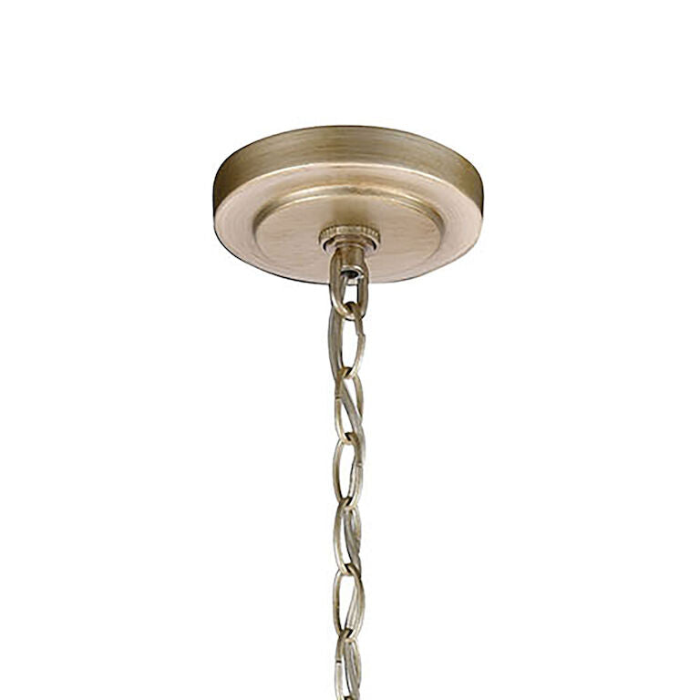 Diffusion 24'' Wide 4-Light Chandelier - Aged Silver-Elk Home-ELK-57039/4-Chandeliers-2-France and Son