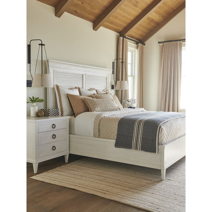 Beds Royal Palm Louvered Bed 6/6 King - Caribbean Sands