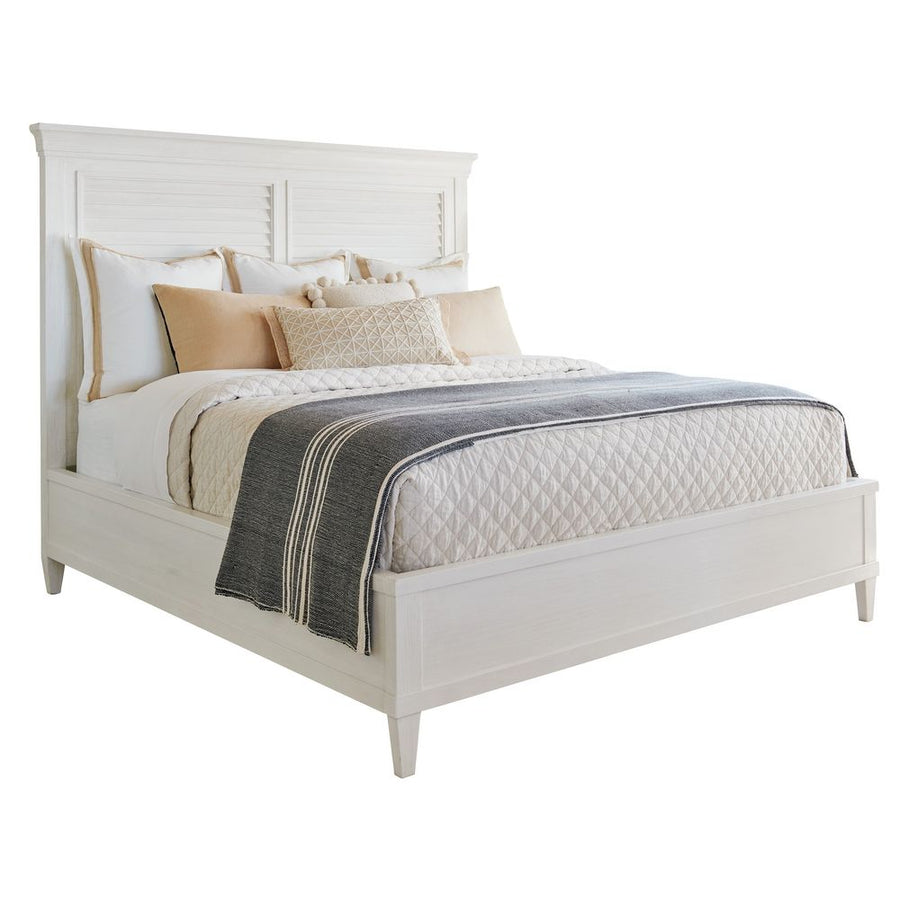 Beds Royal Palm Louvered Bed 5/0 Queen - Caribbean Sands