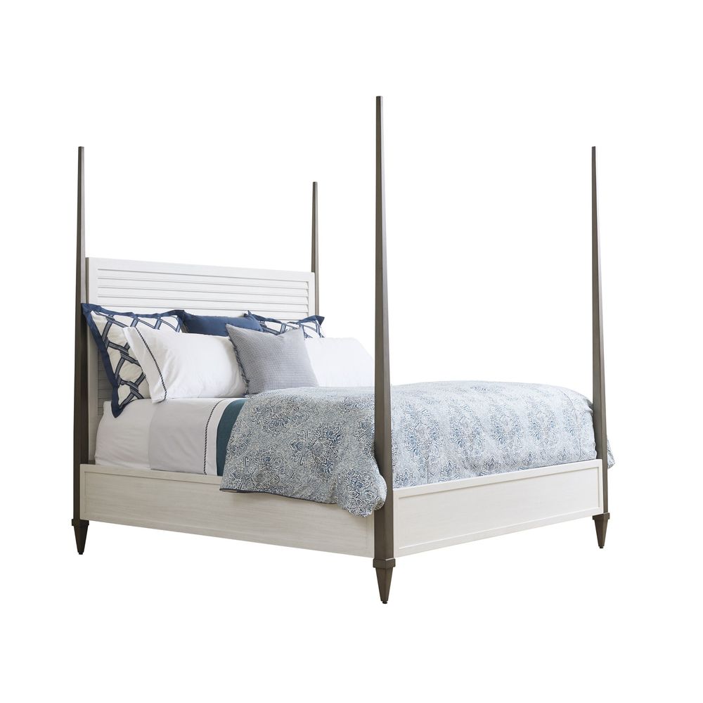 Beds Coral Gables Poster Bed 6/6 King - Caribbean Sands