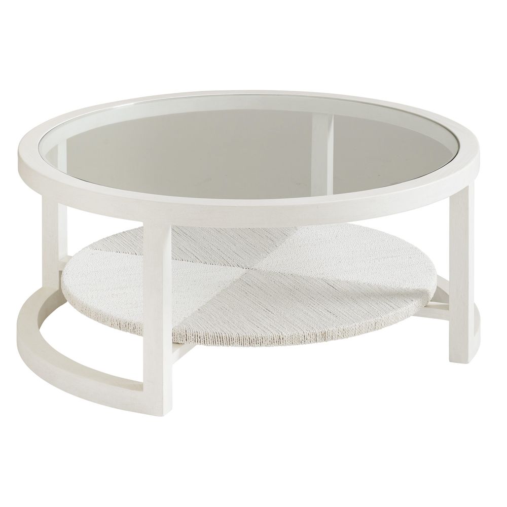 Coffee Tables Pompano Round Cocktail Table - Caribbean Sands