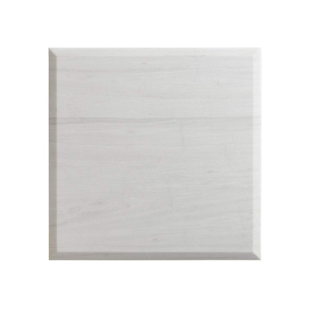 Side Tables Flagler Square Marble Top End Table - Caribbean Sands