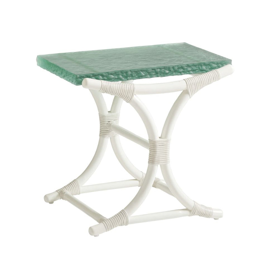 Side Tables Dania Sea Glass End Table - Caribbean Sands