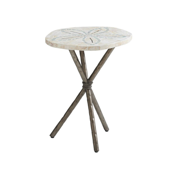 Side Tables Sand Dollar End Table - Caribbean Sands