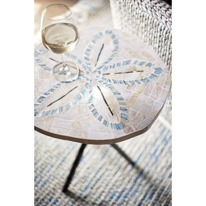 Side Tables Sand Dollar End Table - Caribbean Sands