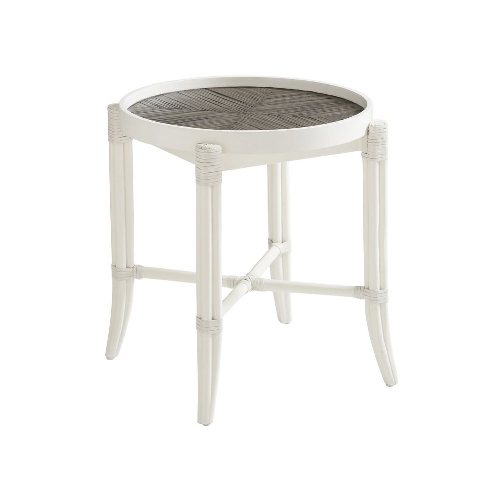 Side Tables Neptune Round End Table - Caribbean Sands