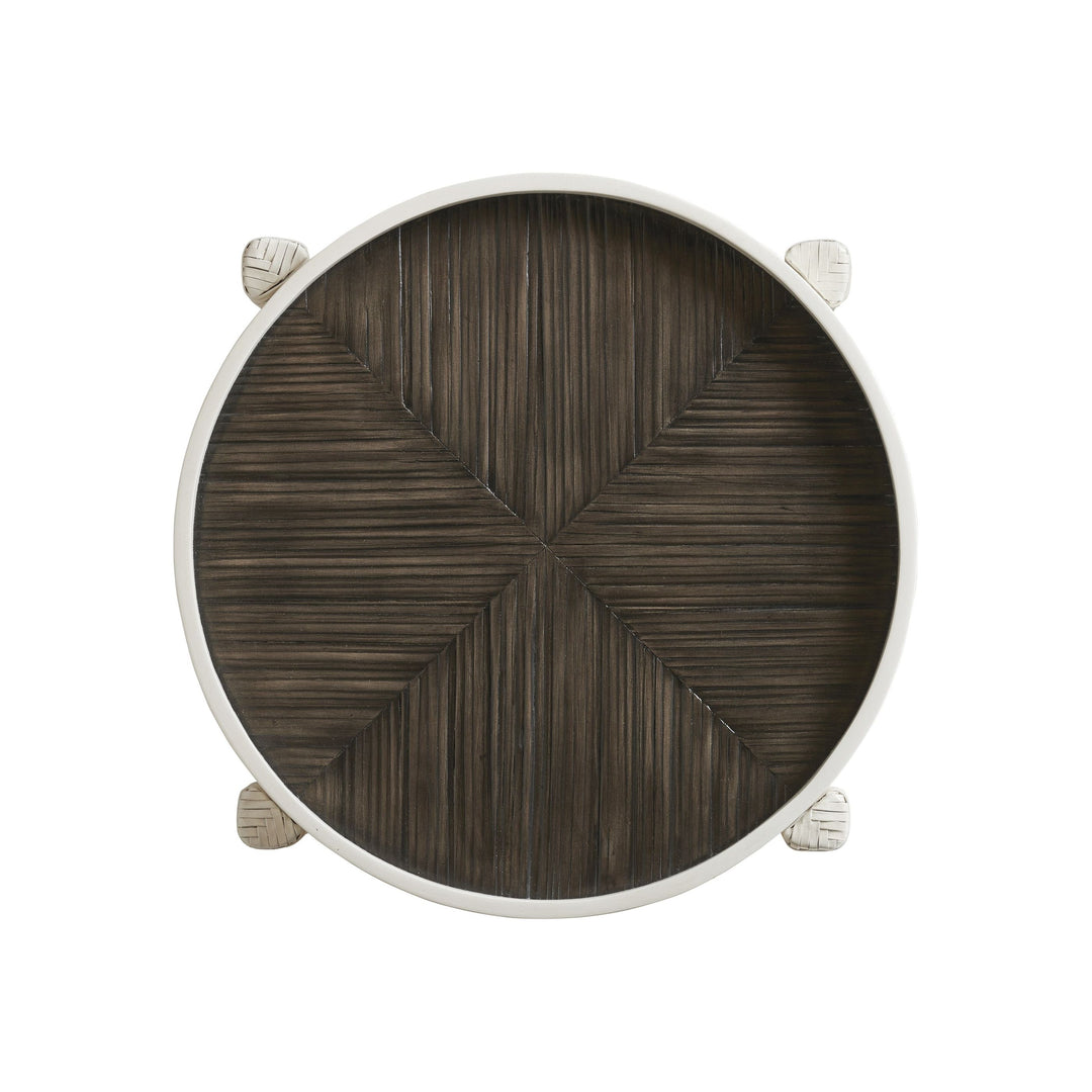 Side Tables Neptune Round End Table - Caribbean Sands