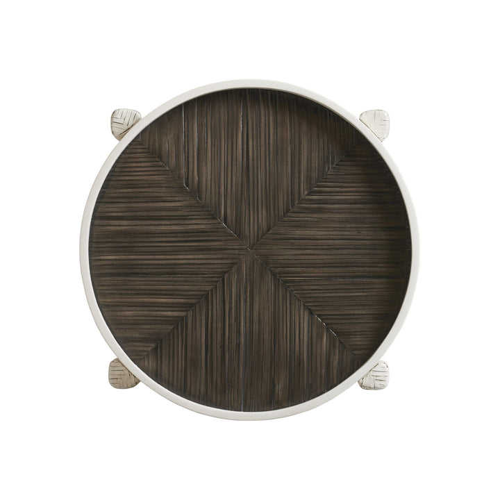 Side Tables Neptune Round End Table - Caribbean Sands