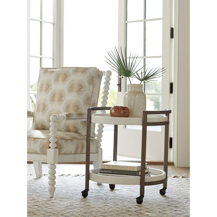 Side Tables Osprey Cart End Table - Caribbean Sands