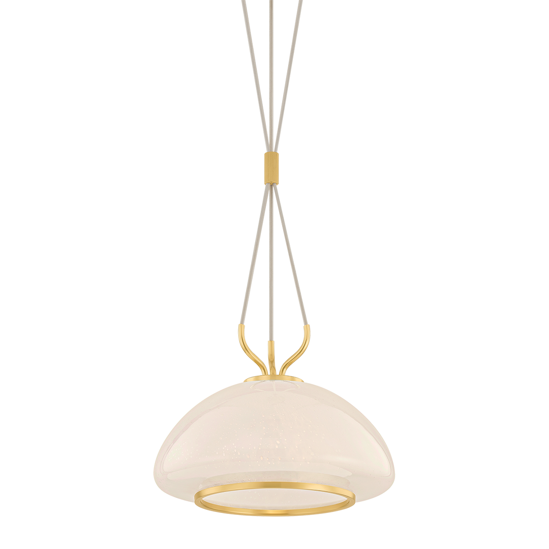 Baudette Pendant - Aged Brass