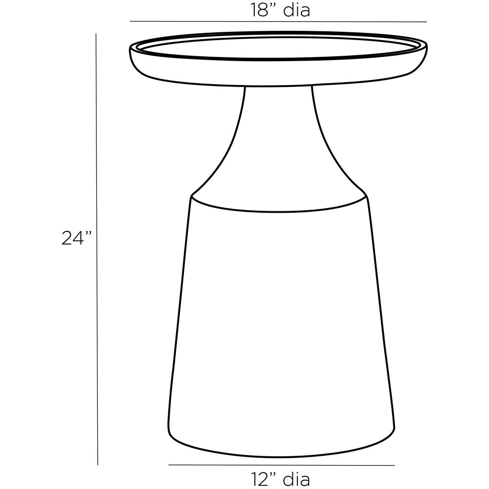 Tiernan End Table - Green