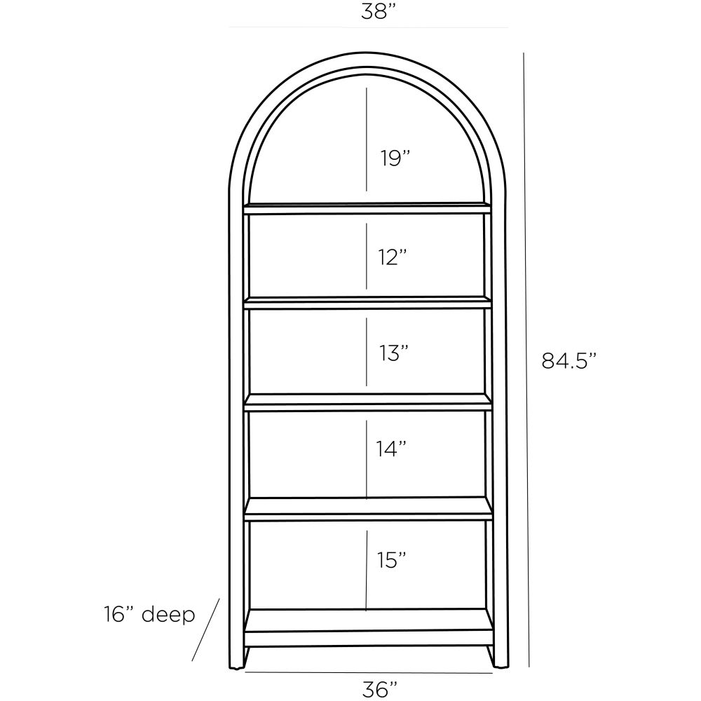 Nico Bookshelf - Black