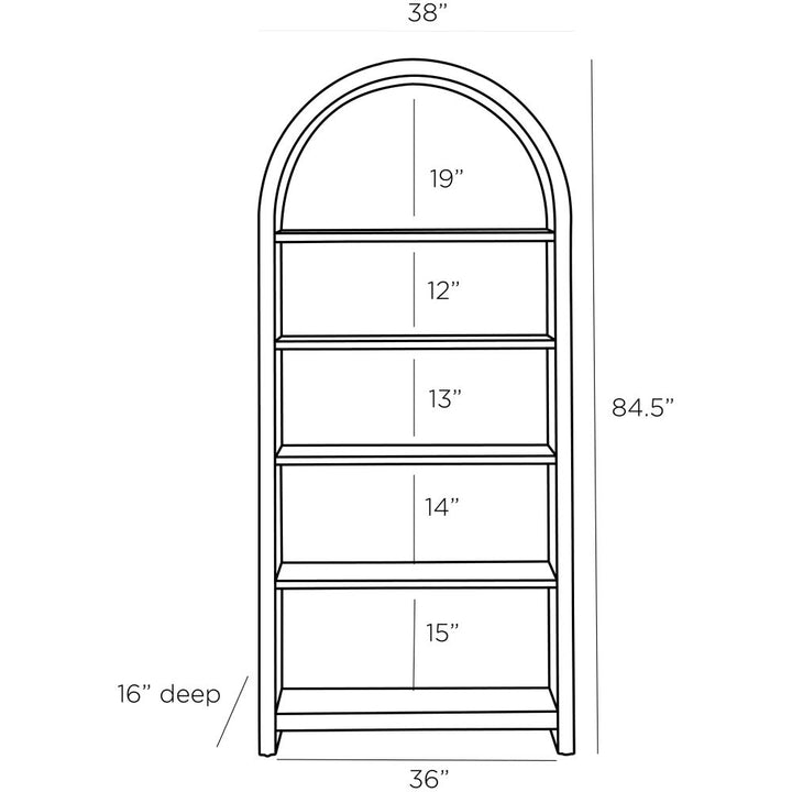 Nico Bookshelf - Black