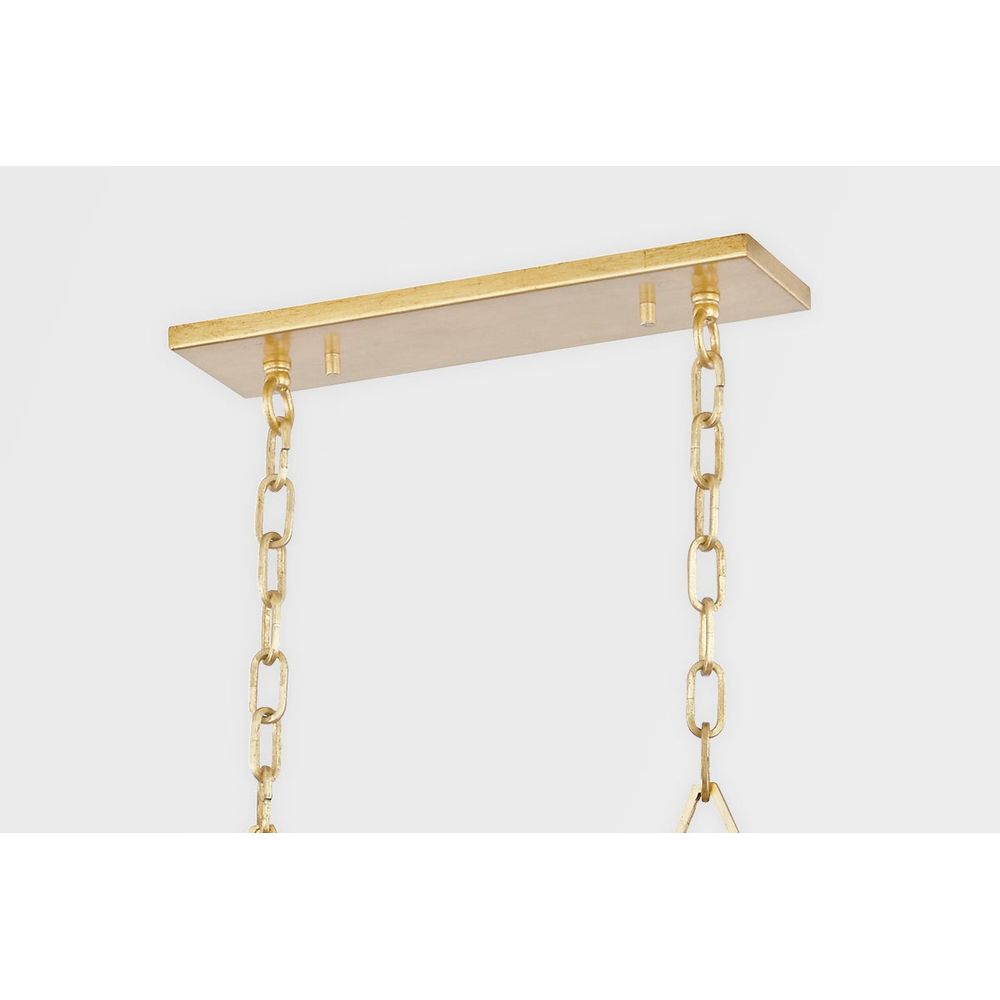 Chandeliers Paxton 6 Light Island Light Aged Brass