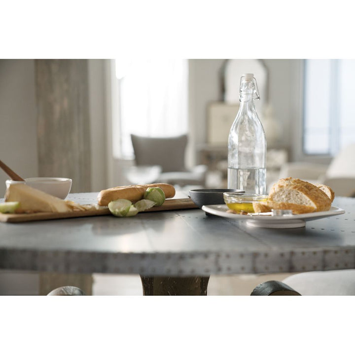 Boheme Ascension 60in Zinc Round Dining Table