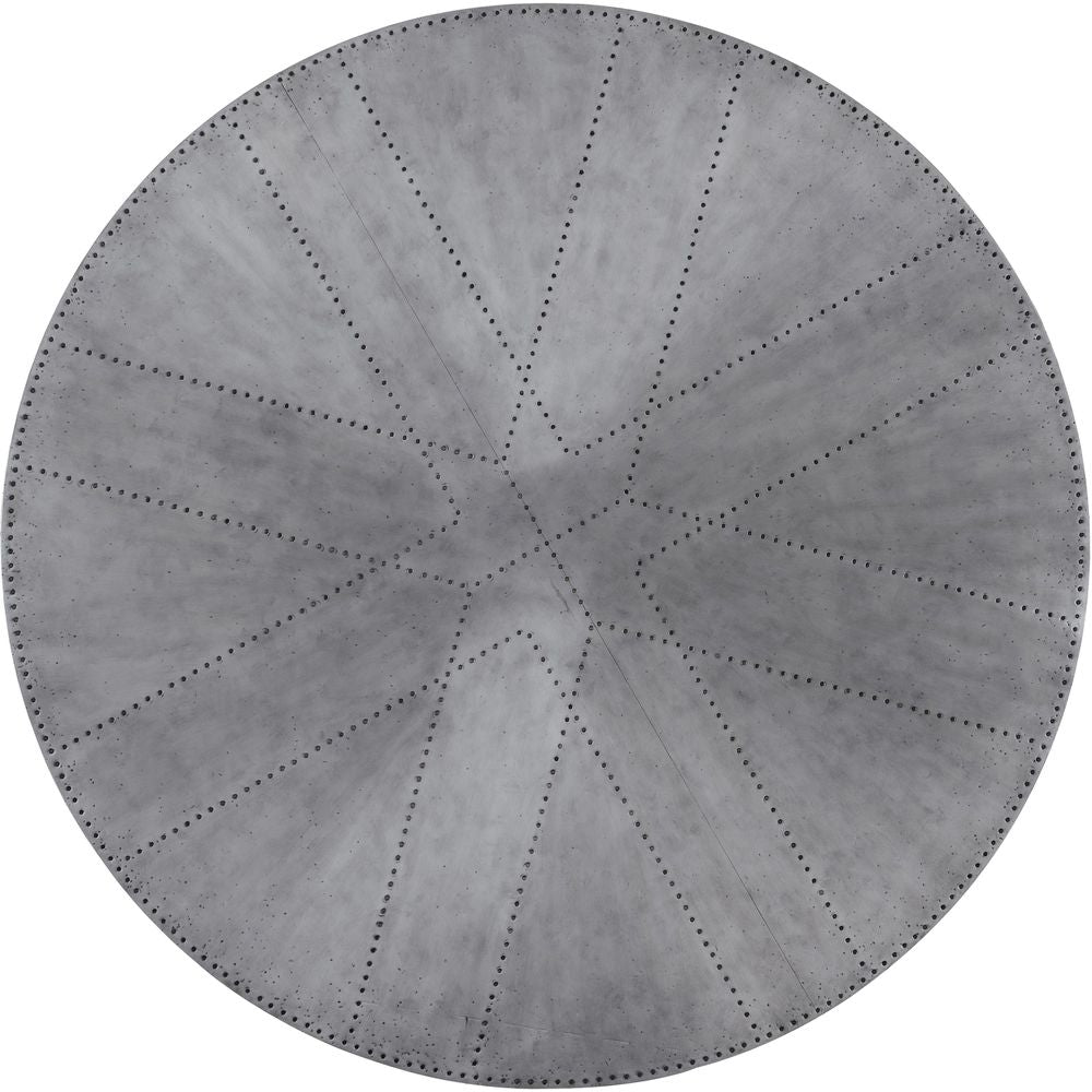 Dining Tables Boheme Ascension 60in Zinc Round Dining Table